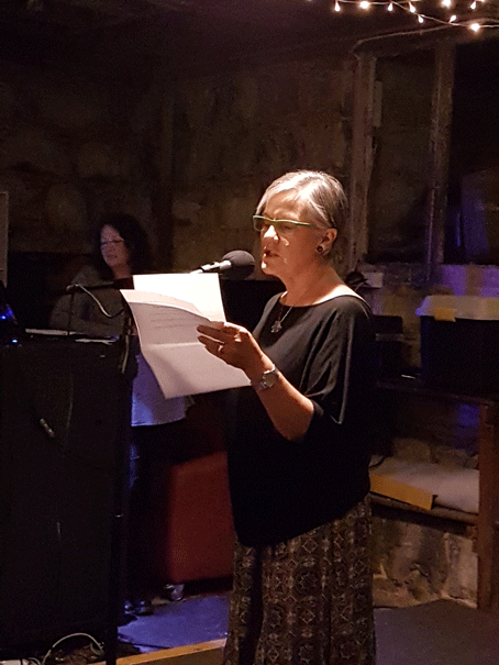 Heather Roche at February's Words Out Loud