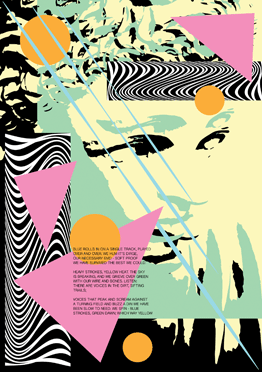 A poster by Max Potts for text by Jessica L. Wilkinson