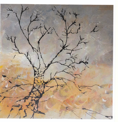 Landscape in Winter by Sandra Riddell