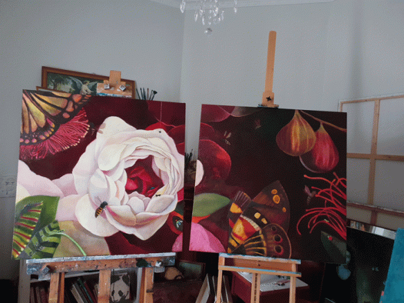 A diptych by Elizabeth Winter